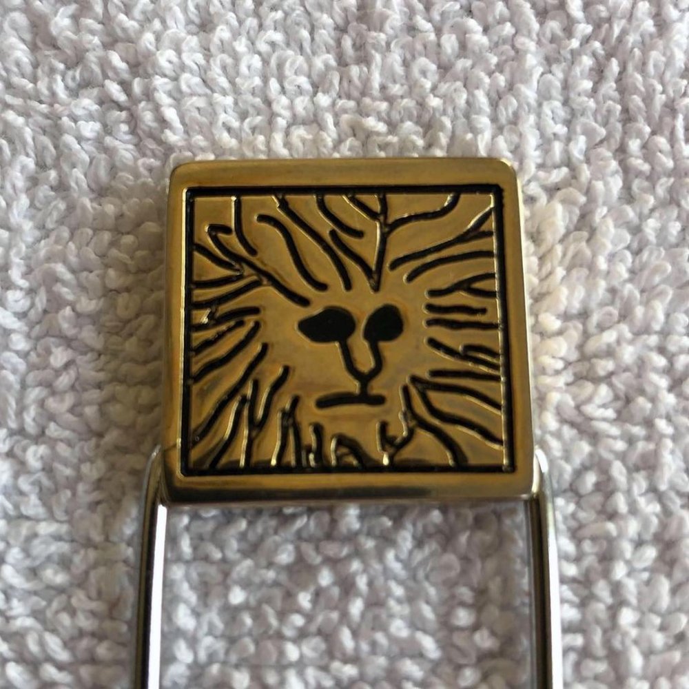 Etched ‘lion’s face’ key holder - Picture 5 of 7